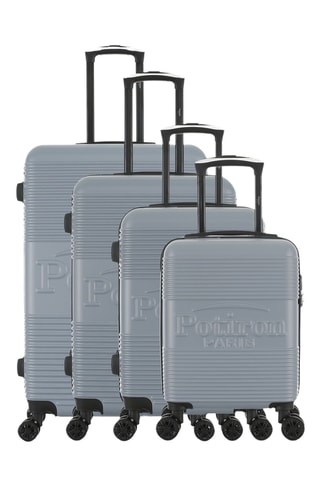 Set van 4 Trolleys Paris (XS/S/M/L) - 47/57,5/67/76,5 cm - Grijs