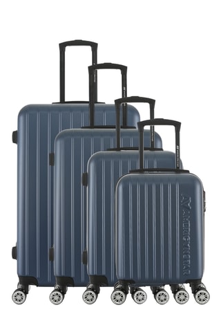 Set van 4 Trolleys Houston (XS/ S/M/L) - 47/57,5/67/76,5 cm - Marineblauw