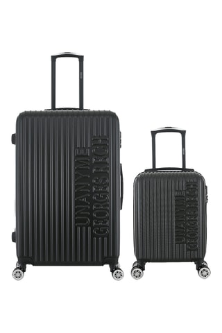 Lowcost Handbagagetrolley en Grote Trolley Venise (XS/L) - 47/76,5 cm - Zwart