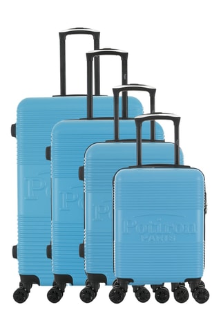 Set van 4 Trolleys Paris (XS/S/M/L) - 47/57,5/67/76,5 cm - Turquoise
