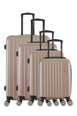 Set van 4 Trolleys Houston (XS/ S/M/L) - 47/57,5/67/76,5 cm - Roze