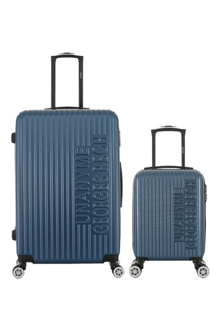 Lowcost Handbagagetrolley en Grote Trolley Venise (XS/L) - 47/76,5 cm - Marineblauw