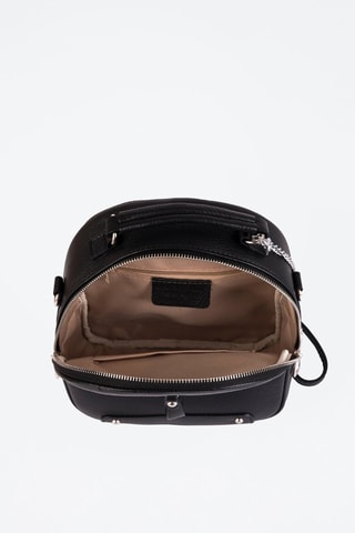 Mochila de piel Cerboli - Negro
