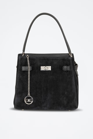 Bolso de piel Terraggio - Negro