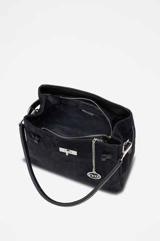 Bolso de piel Terraggio - Negro