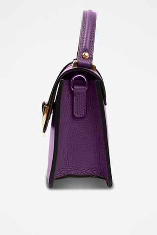 Borsa a mano in pelle Archiano - Viola