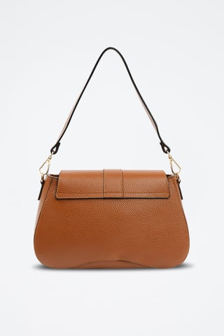 Borsa a spalla in pelle - Marrone