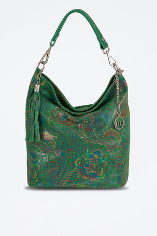 Bolso de piel Benaco - Verde