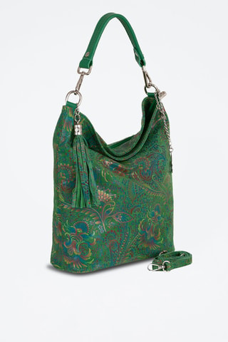 Bolso de piel Benaco - Verde
