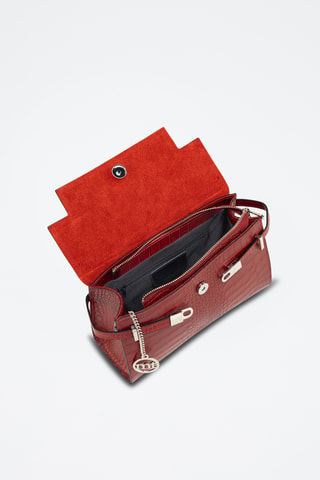Bolso de piel Pascarella - Burdeos
