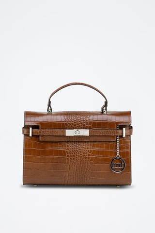Bolso de piel Pascarella - Camel