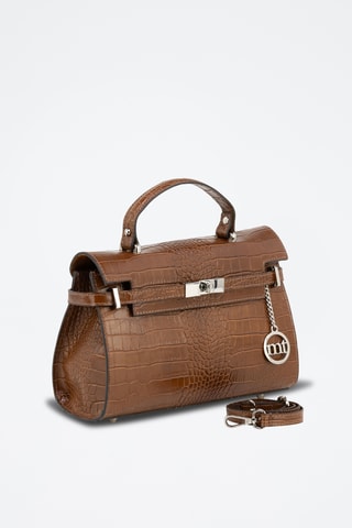 Bolso de piel Pascarella - Camel
