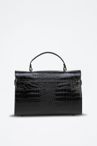Bolso de piel Pascarella - Negro