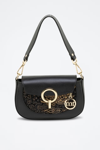 Bolso de piel Zanardini - Negro