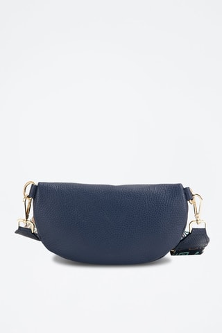 Bandolera de piel Irpino  - Azul