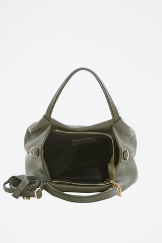 Borsa a mano in pelle - Verde