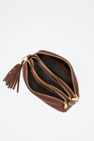 Bandolera de piel Gradisca - Marrón