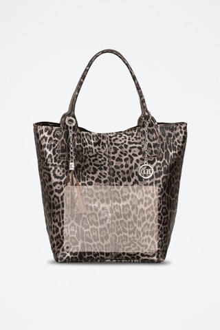 Bolso shopper de piel Barozzi - Marrón