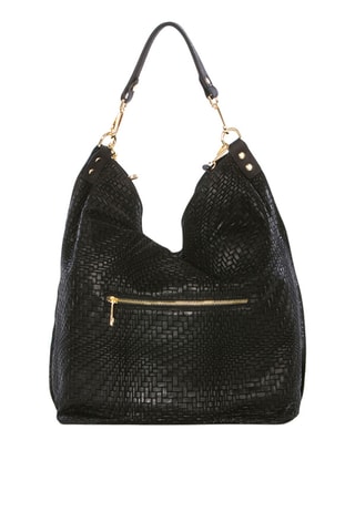 Bolso shopper de piel Niguarda - Negro