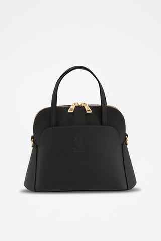Borsa a mano in pelle Bozzone - Nero