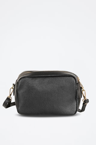 Bandolera de piel Astolfo - Negro