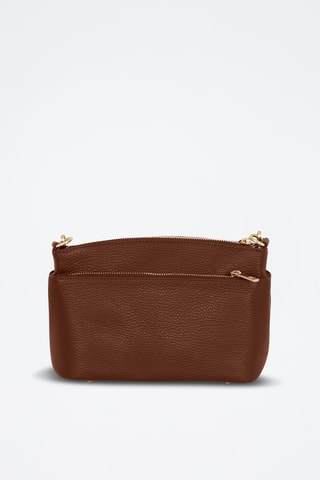 Bandolera de piel Bardolino - Marrón