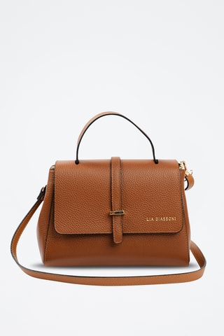 Borsa a mano in pelle - Marrone