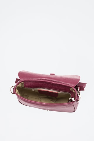 Bandolera de piel Neva - Burdeos
