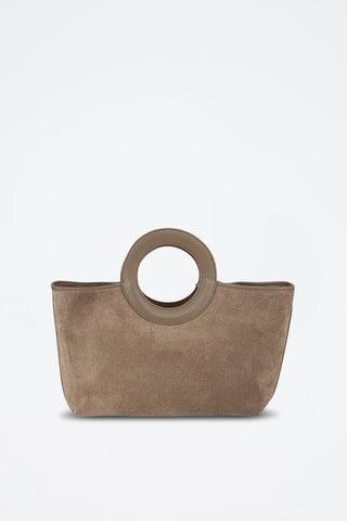 Bolso de piel Devoto - Topo