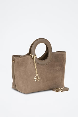 Bolso de piel Devoto - Topo