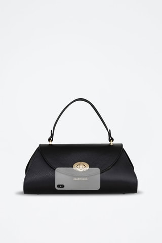 Borsa a mano in pelle Bardelli - Nero