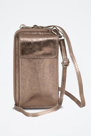 Bolso de mano de piel Cerca - Rosa dorado