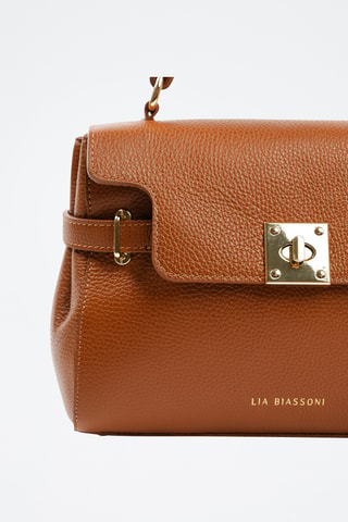 Borsa a mano in pelle - Marrone