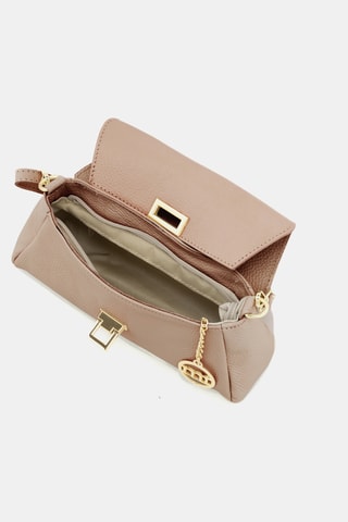 Bandolera de piel Berbera - Beige