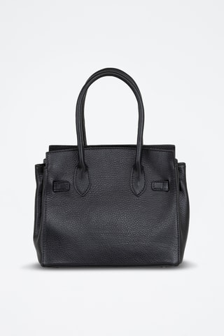 Borsa a mano in pelle Fraccaroli - Nero