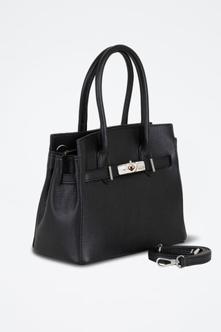 Borsa a mano in pelle Fraccaroli - Nero
