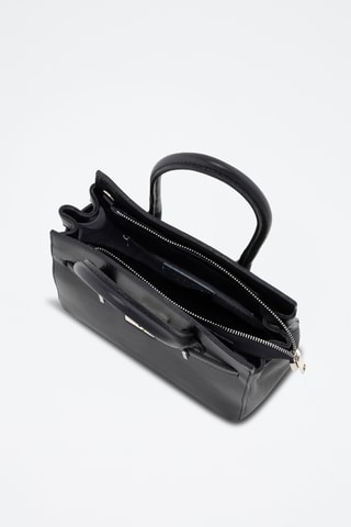 Borsa a mano in pelle Fraccaroli - Nero