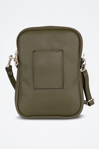 Bandolera de piel Paglia - Verde