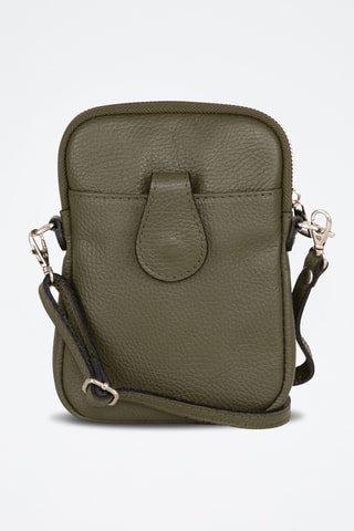 Bandolera de piel Paglia - Verde
