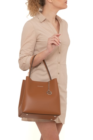 Bolso de piel Trilussa - Marrón