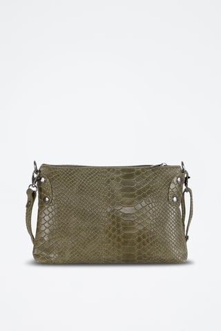Bandolera de piel Navigli - Verde