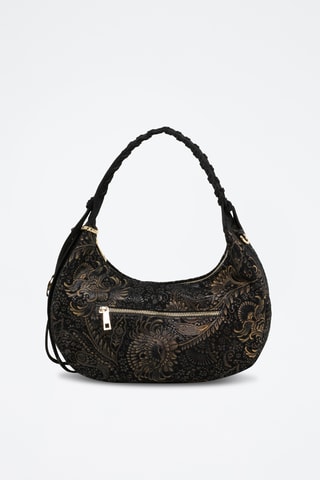 Bolso shopper de nobuk Biancospini - Negro