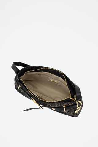 Bolso de piel Caronti - Negro