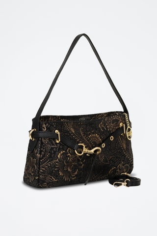 Bolso de piel Caronti - Negro