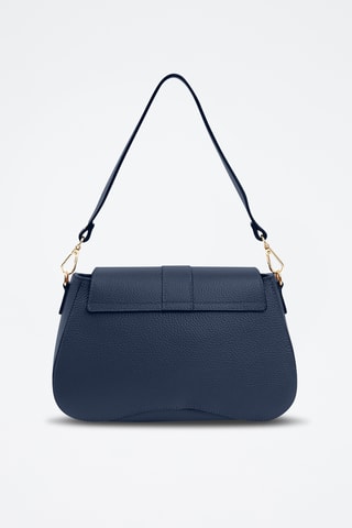 Borsa a spalla in pelle - Navy