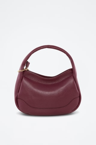 Borsa a mano in pelle Pismonte Nero - Bordeaux