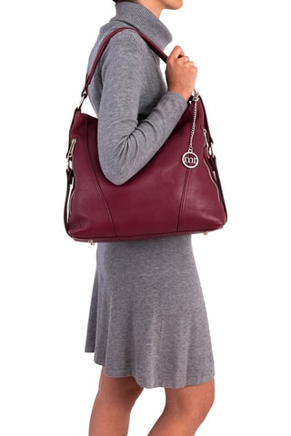 Bolso de piel Castello - Burdeos