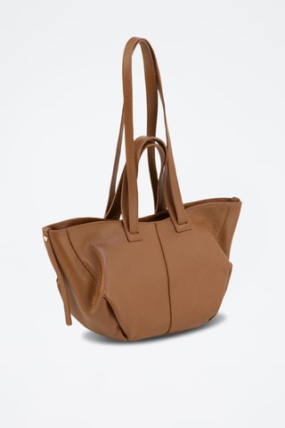 Borsa a spalla in pelle Mandron - Marrone
