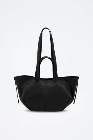 Borsa a spalla in pelle Mandron - Nero
