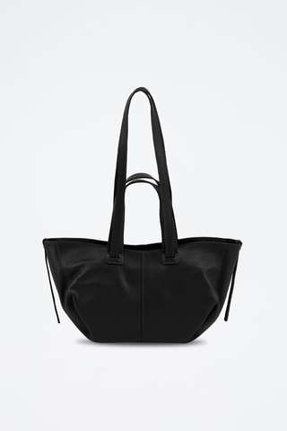 Borsa a spalla in pelle Mandron - Nero